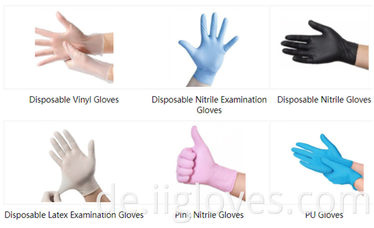 Disposable Black Nitrile Gloves